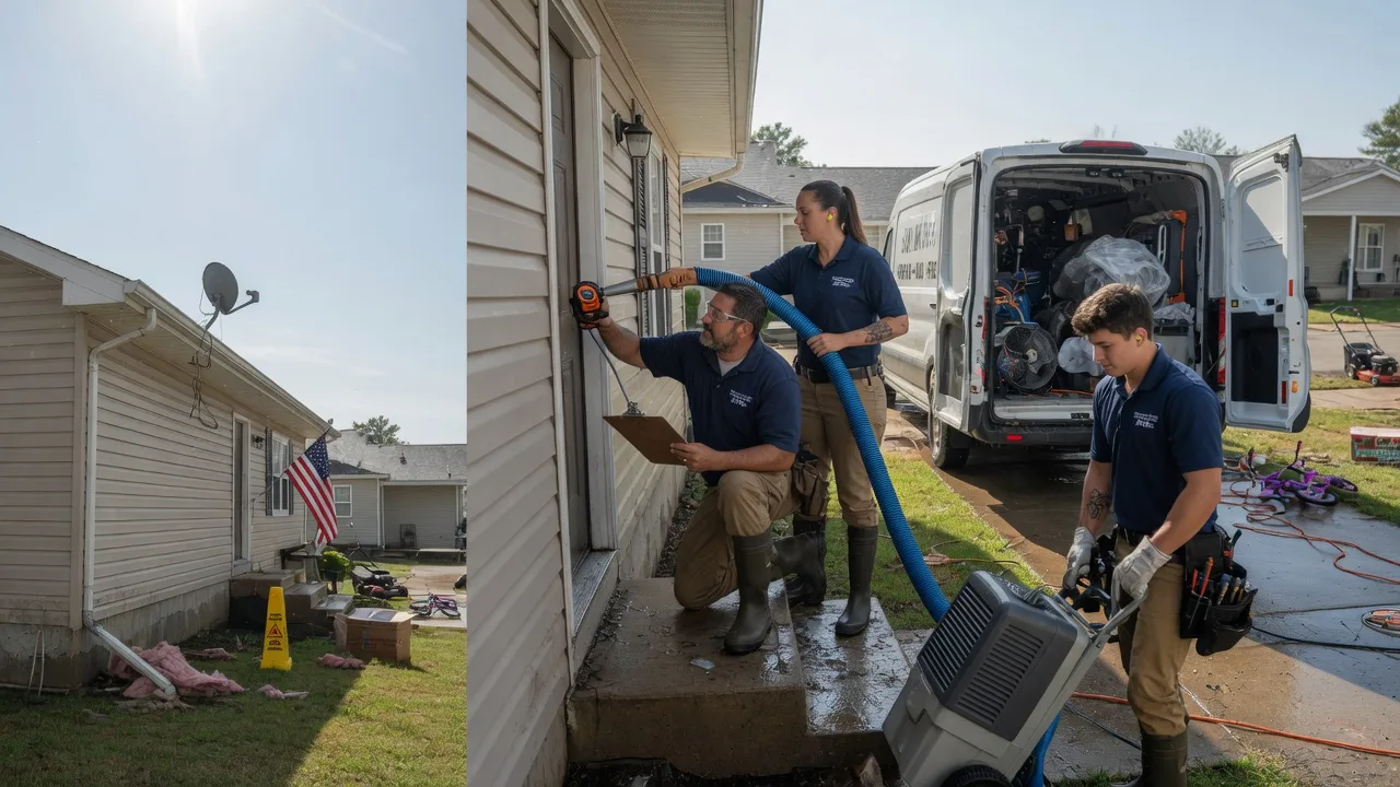 Ceiling Water Damage Restoration in Wall, SD near me